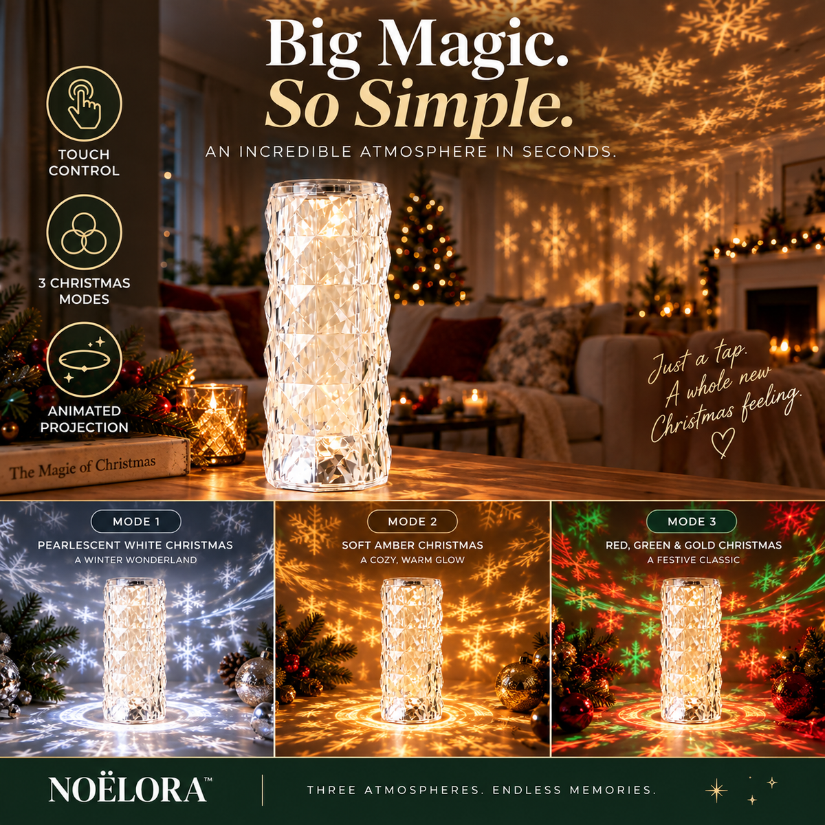 Noëlora™ Christmas Magic Projector
