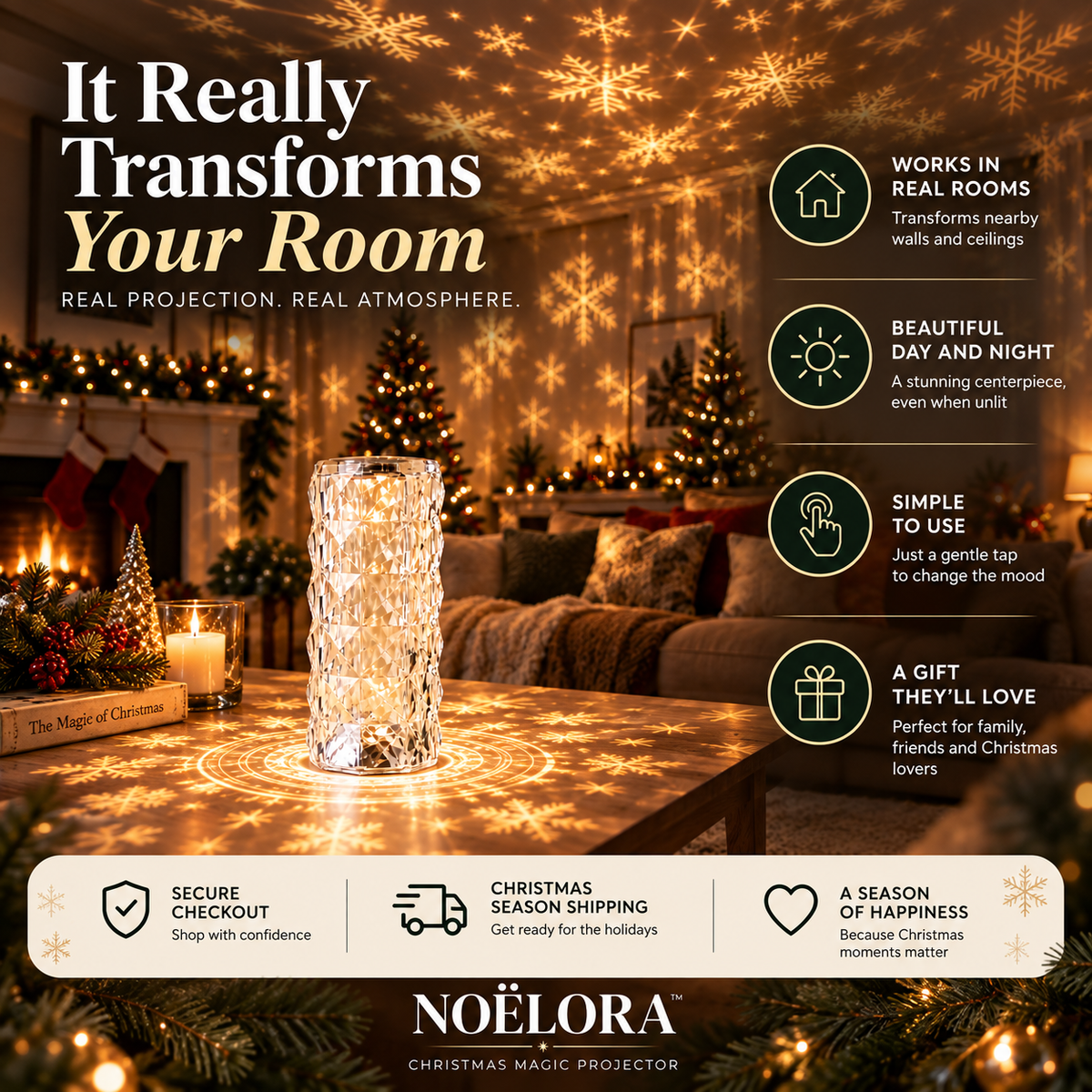 Noëlora™ Christmas Magic Projector