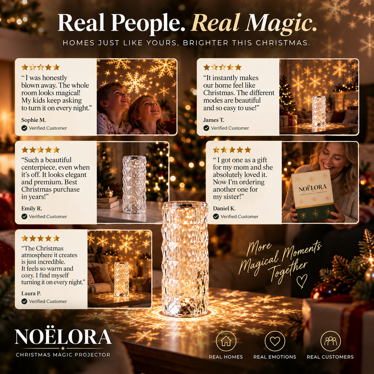 Noëlora™ Christmas Magic Projector